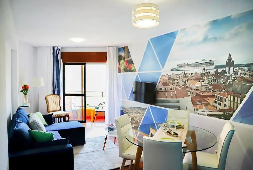 Funchal Downtown 5Min Marina + 2 Bedroom + Parking Апартаменты Фуншал